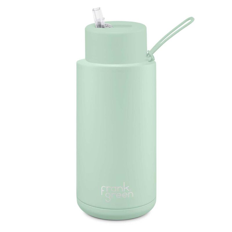 frank green 34oz Ceramic Reusable Bottle with Straw image number 0